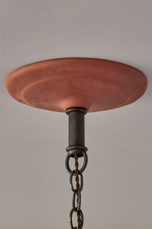 Ceramic Terracotta Canopy with Stem
