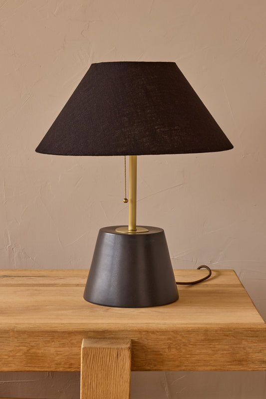 Noa Table Lamp - Ebony