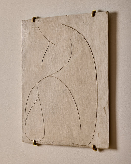 Ceramic Wall Art ~ Seated Pose