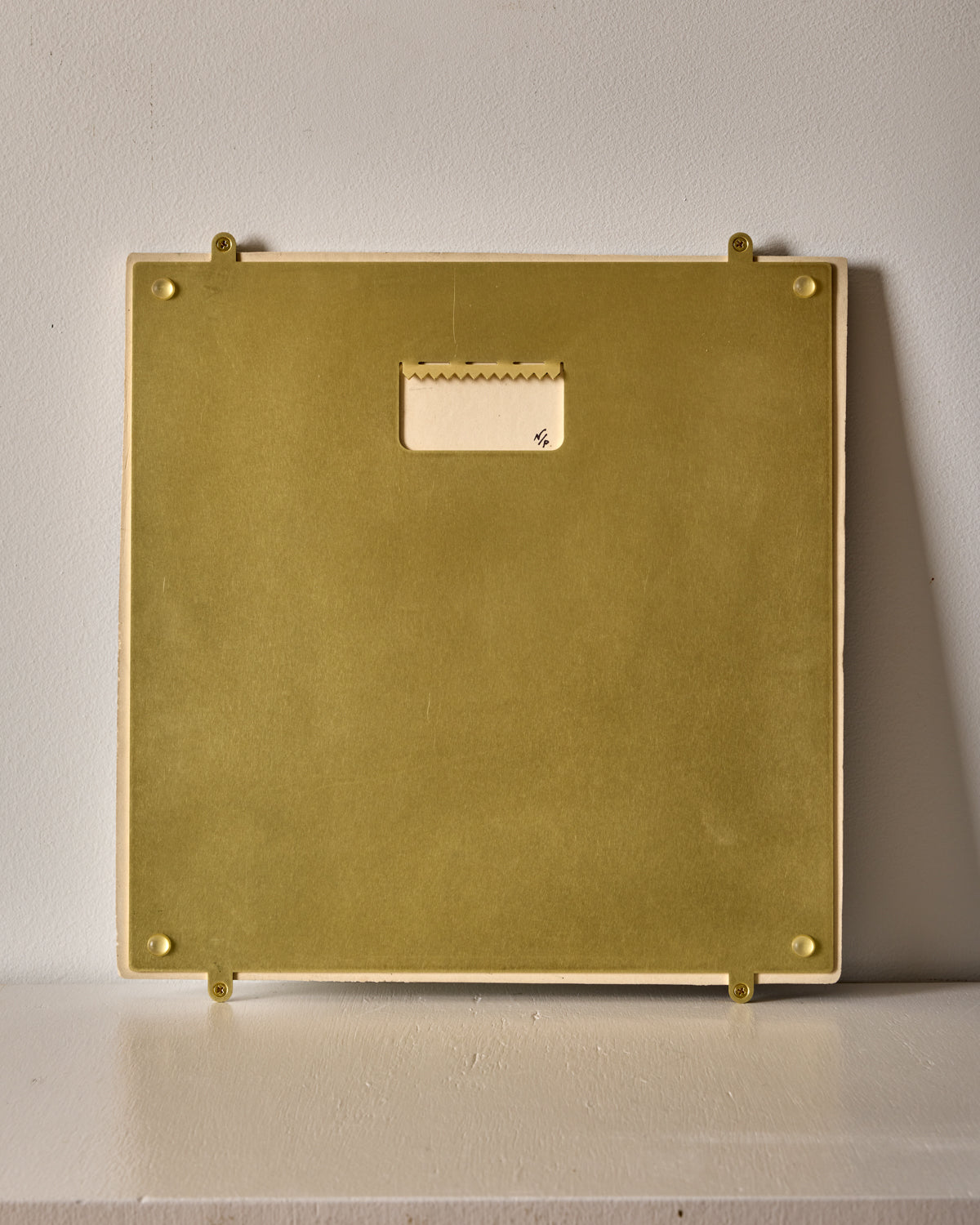 Ceramic Wall Art -Three Blue Lines