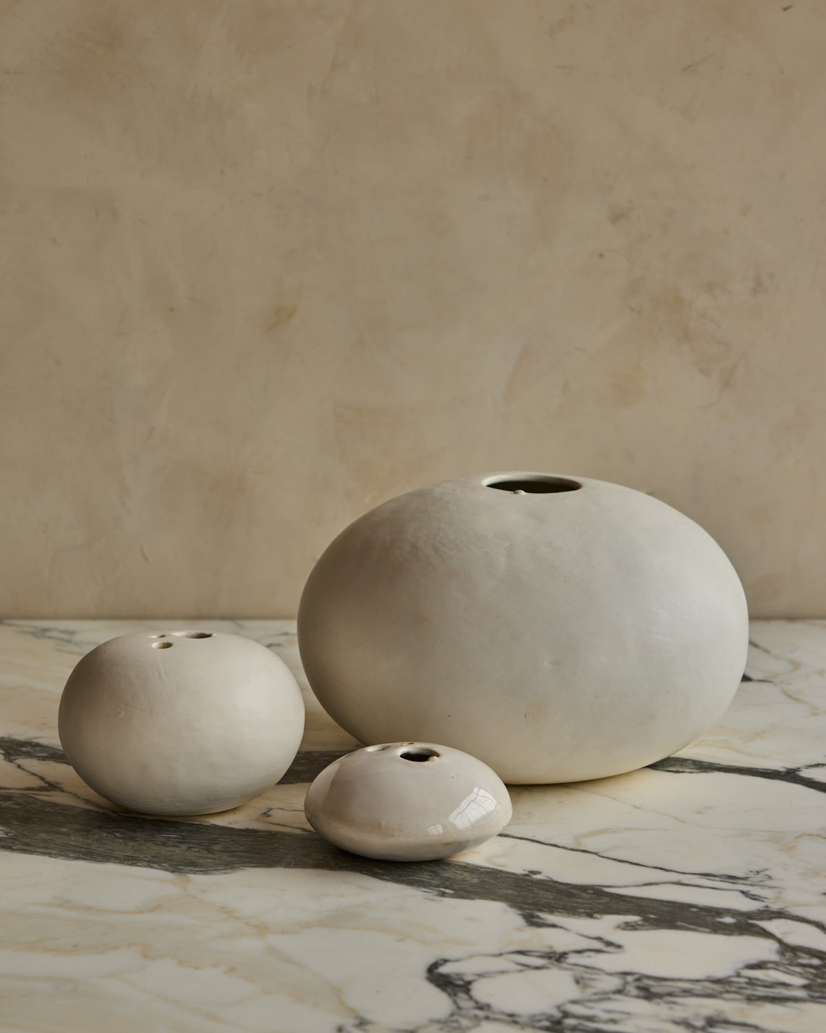 Collection of Ceramic Round Vessels