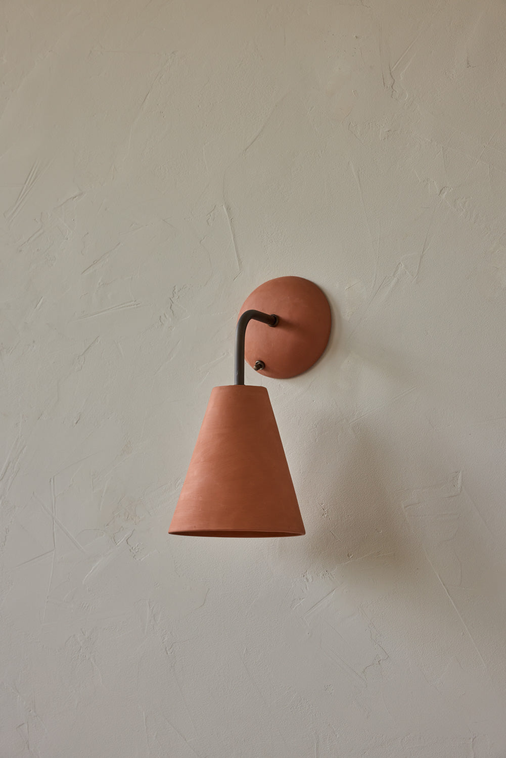 Simple Sconce in Terracotta