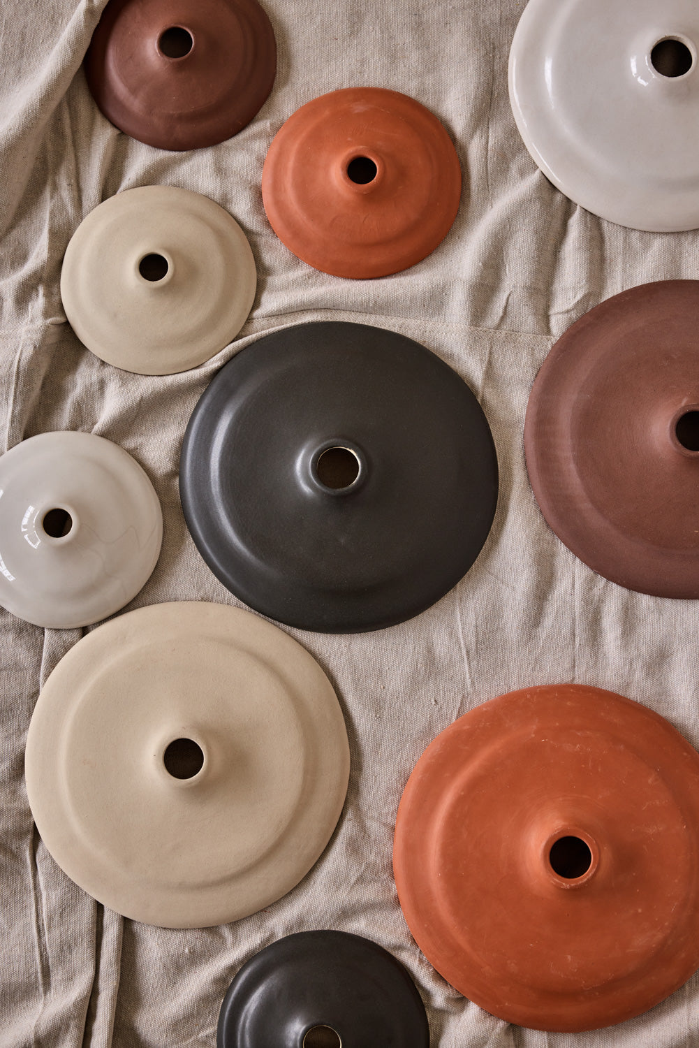 Ceramic Terracotta Canopy with Stem