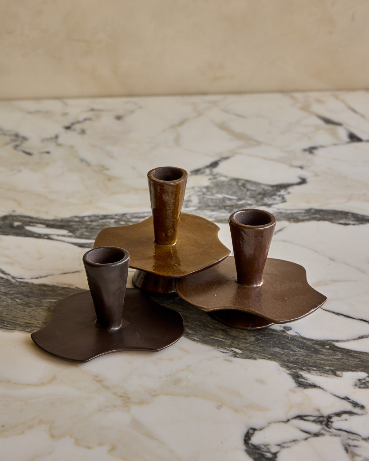 Nesting Ceramic Candle Holders