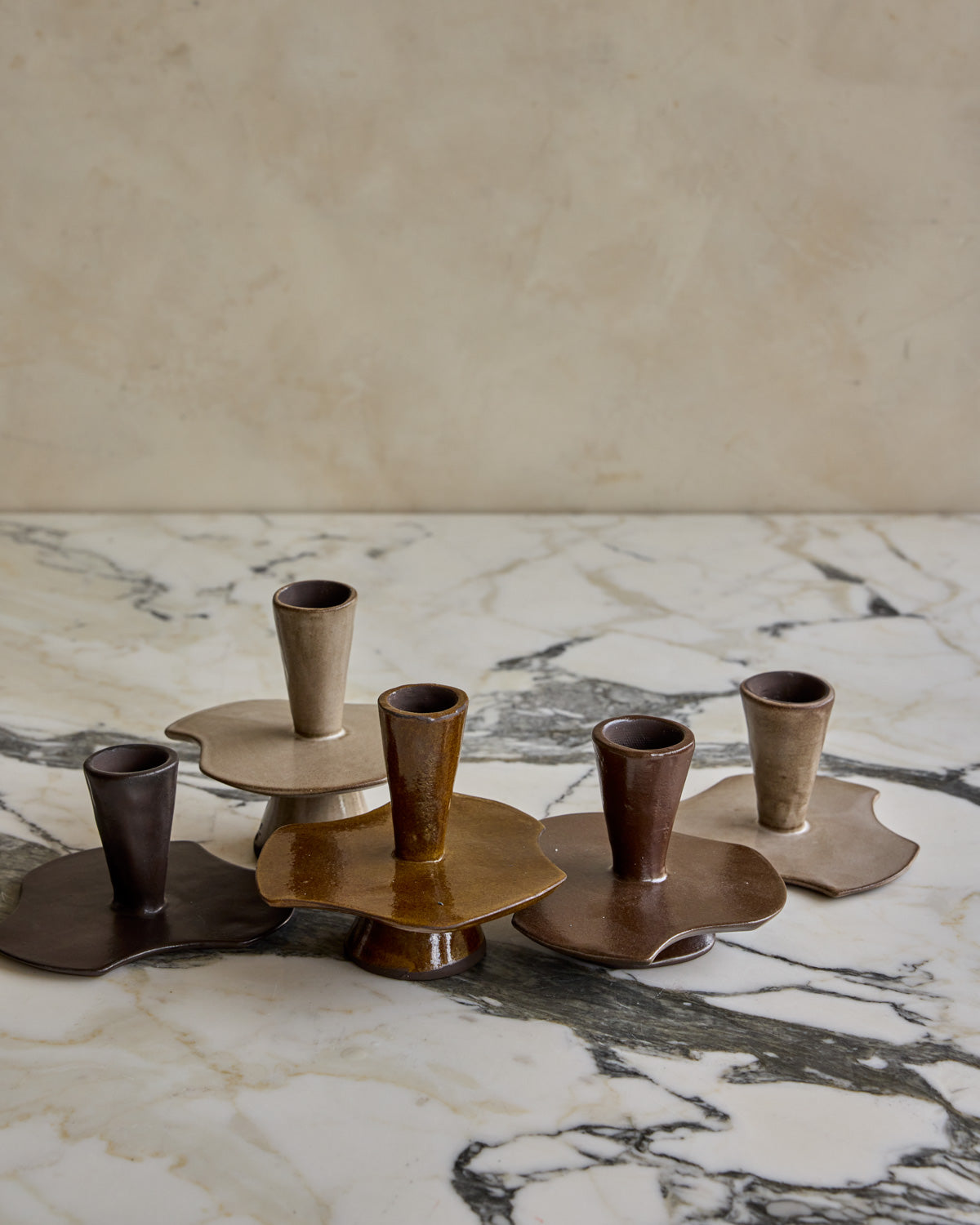 Nesting Ceramic Candle Holders