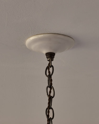2XL Ceramic Funnel Pendant in Salt
