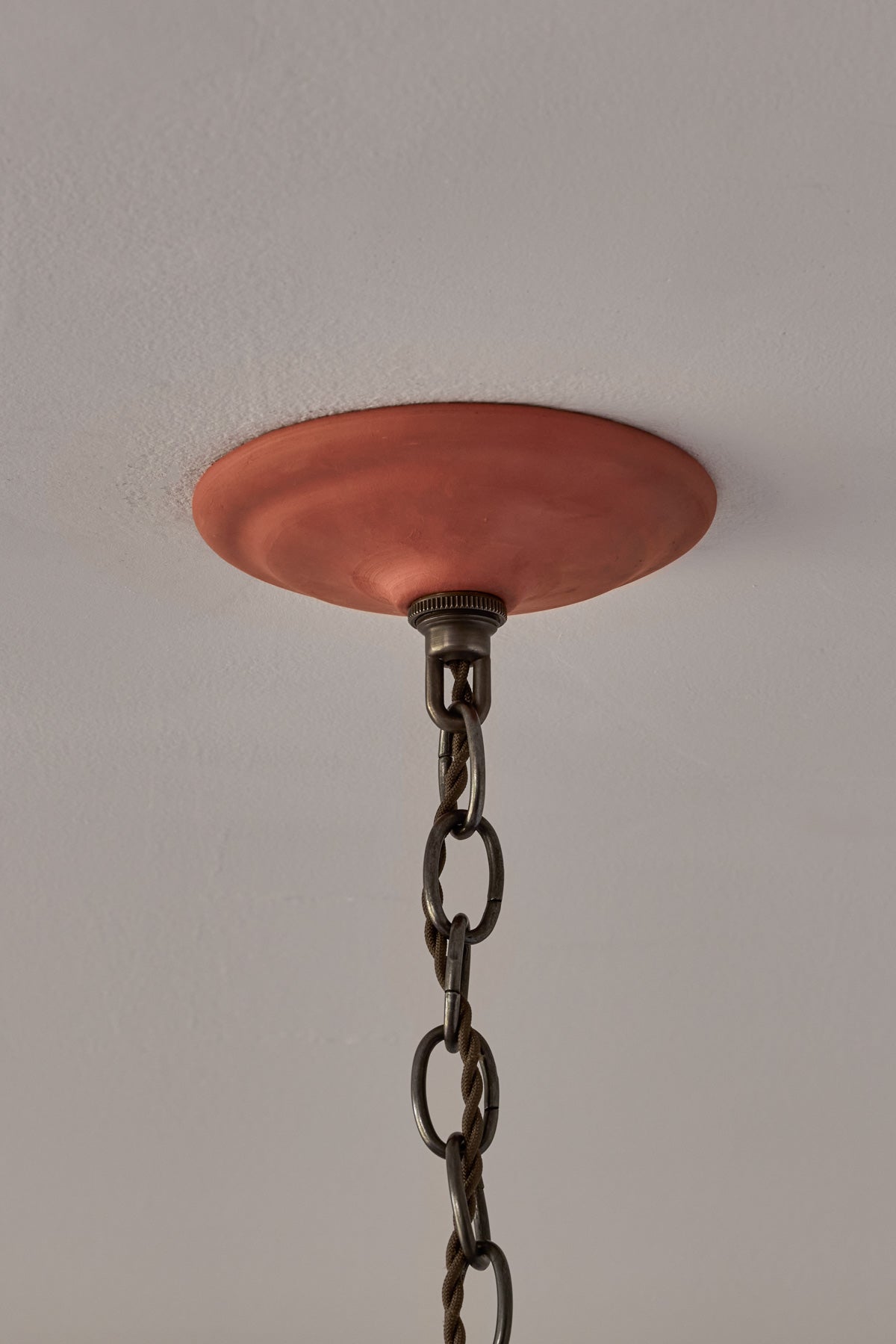 Single Ceramic Terracotta Canopy with No Stem