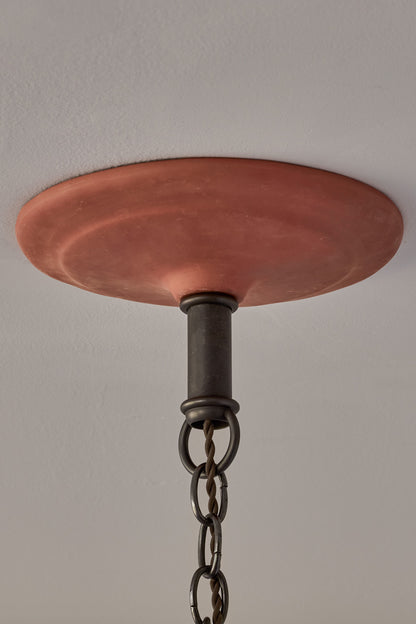 Ceramic Terracotta Canopy with Stem