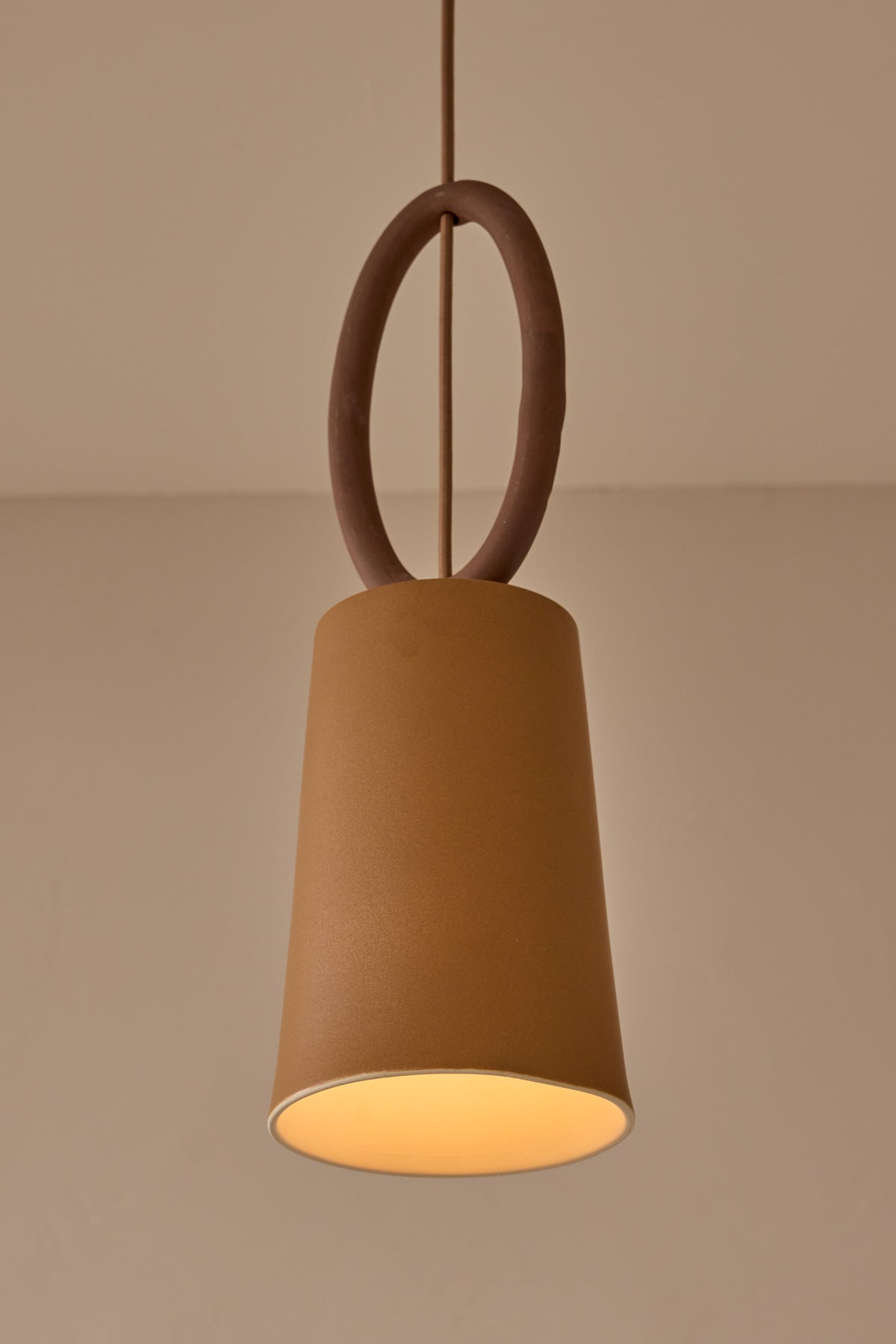 Layla Pendant - Chestnut