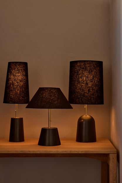 Noa Table Lamp - Ebony