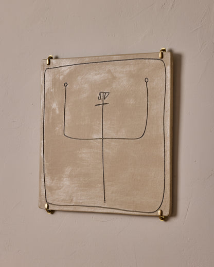 Ceramic Wall Art ~ I Was Here