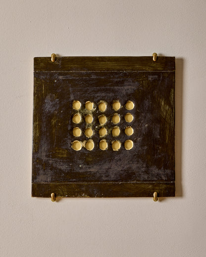 Ceramic Wall Art ~ Abstract Grid Twenty