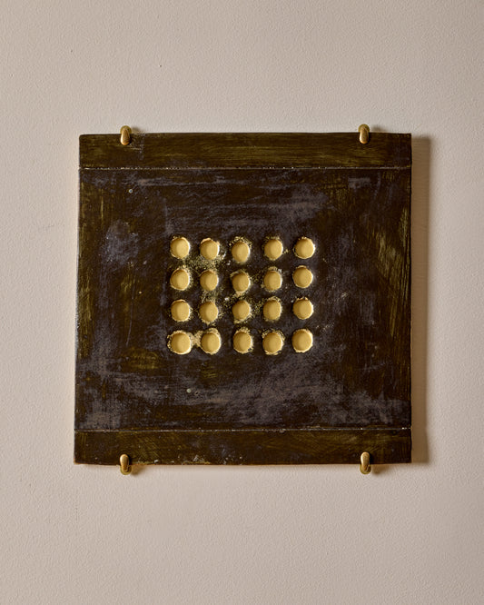 Ceramic Wall Art ~ Abstract Grid Twenty