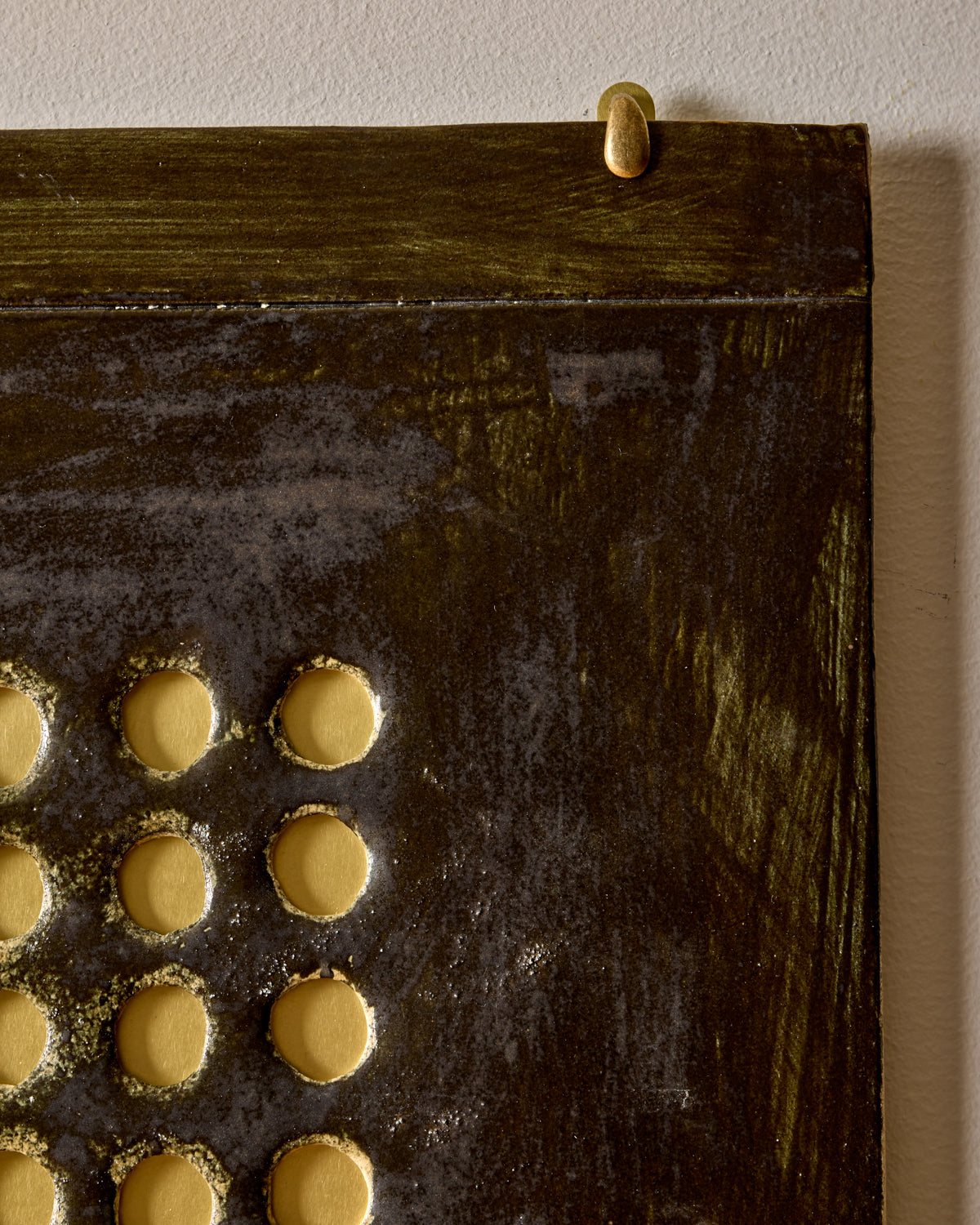 Ceramic Wall Art ~ Abstract Grid Twenty