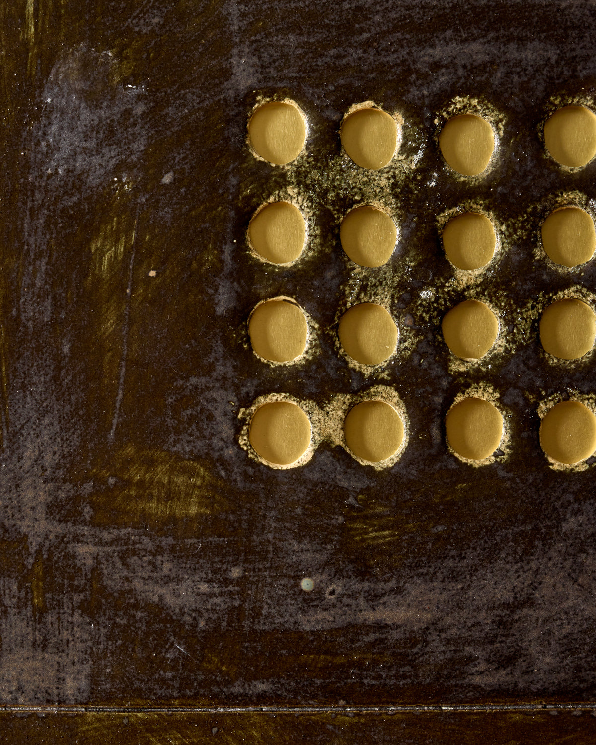 Ceramic Wall Art ~ Abstract Grid Twenty