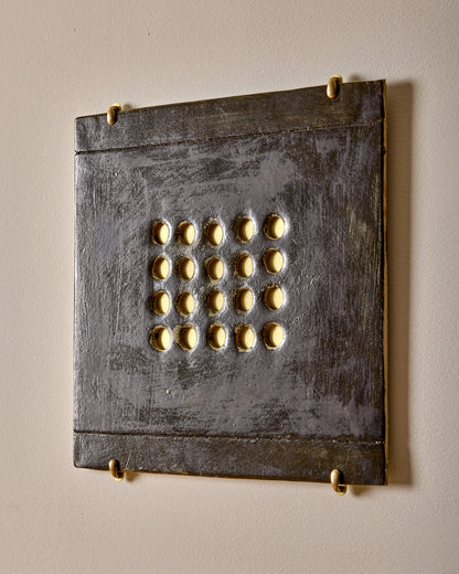 Ceramic Wall Art ~ Abstract Grid Twenty