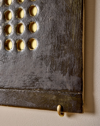 Ceramic Wall Art ~ Abstract Grid Twenty