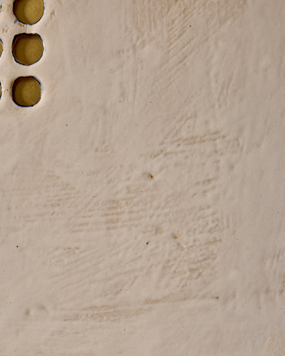 Ceramic Wall Art ~ Abstract Grid 5x3