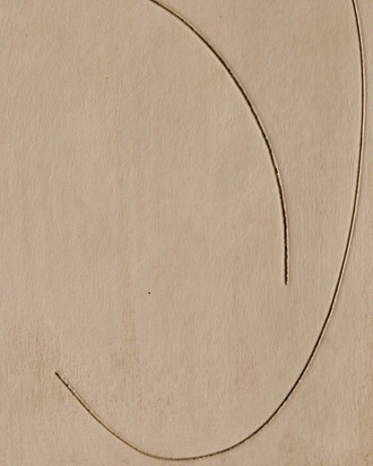 Ceramic Wall Art ~ Abstract Figure Drawing