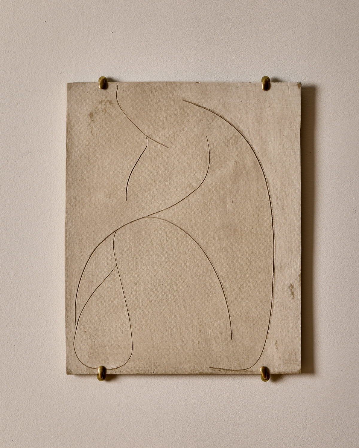 Ceramic Wall Art ~  Seated Pose