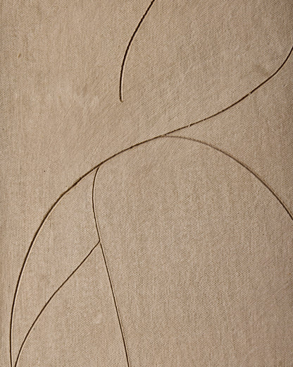 Ceramic Wall Art ~  Seated Pose