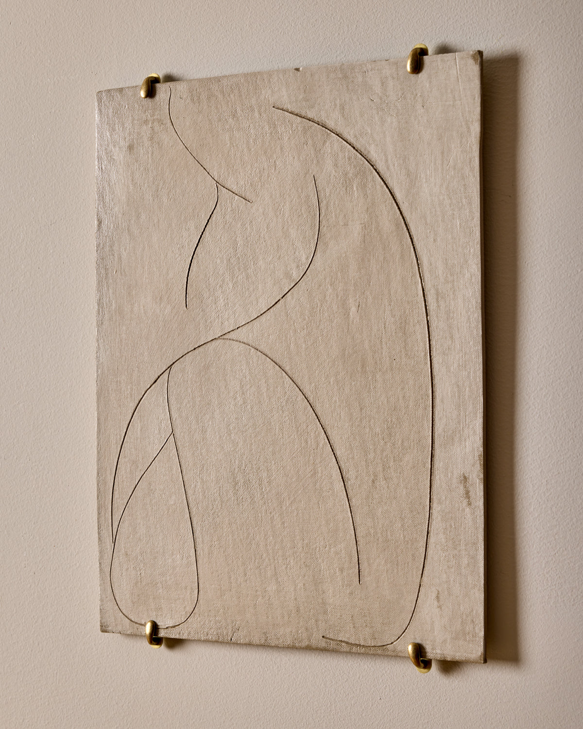 Ceramic Wall Art ~  Seated Pose