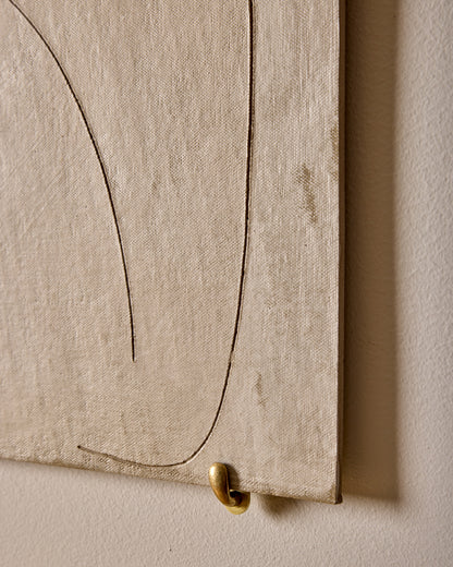 Ceramic Wall Art ~  Seated Pose