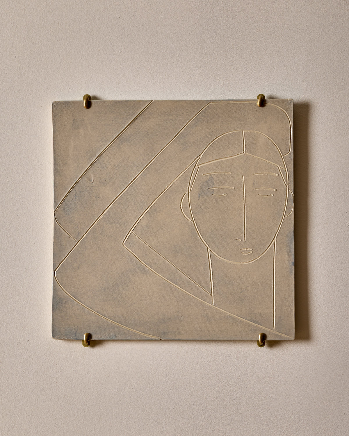 Ceramic wall Art ~ The Bather