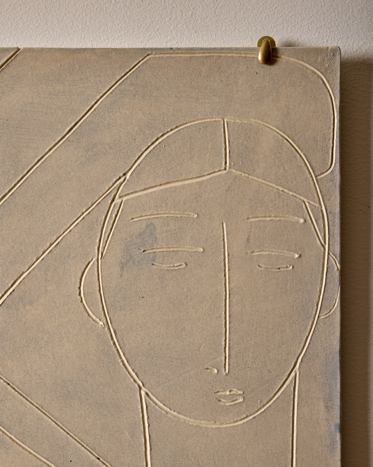 Ceramic wall Art ~ The Bather