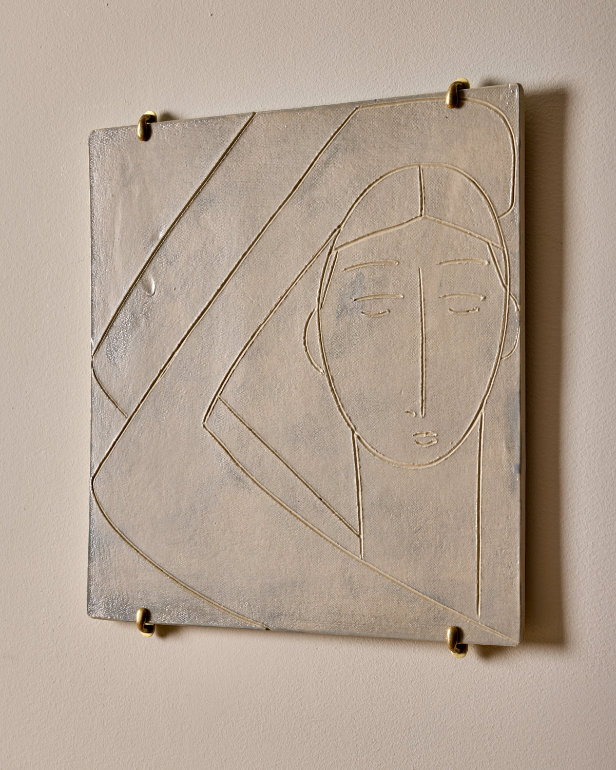 Ceramic wall Art ~ The Bather