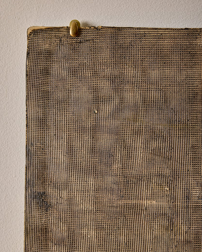 Ceramic Wall Art -Three Blue Lines