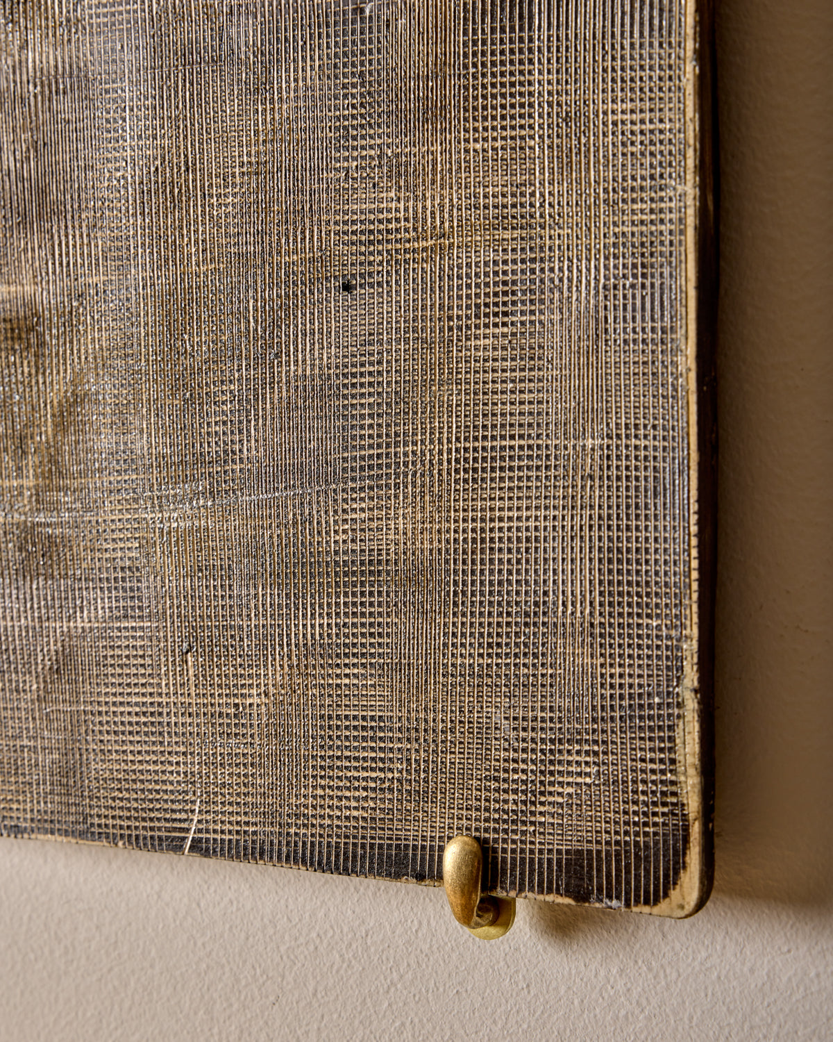 Ceramic Wall Art -Three Blue Lines