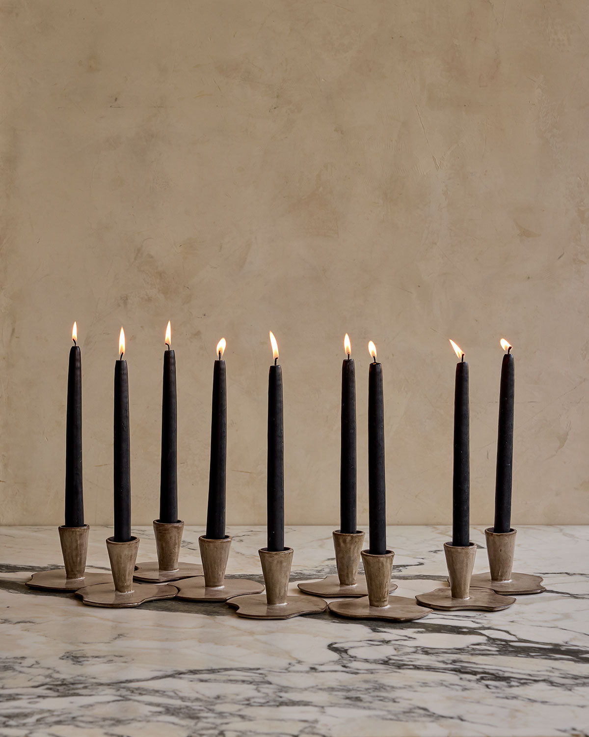 Nesting Ceramic Candle Holders