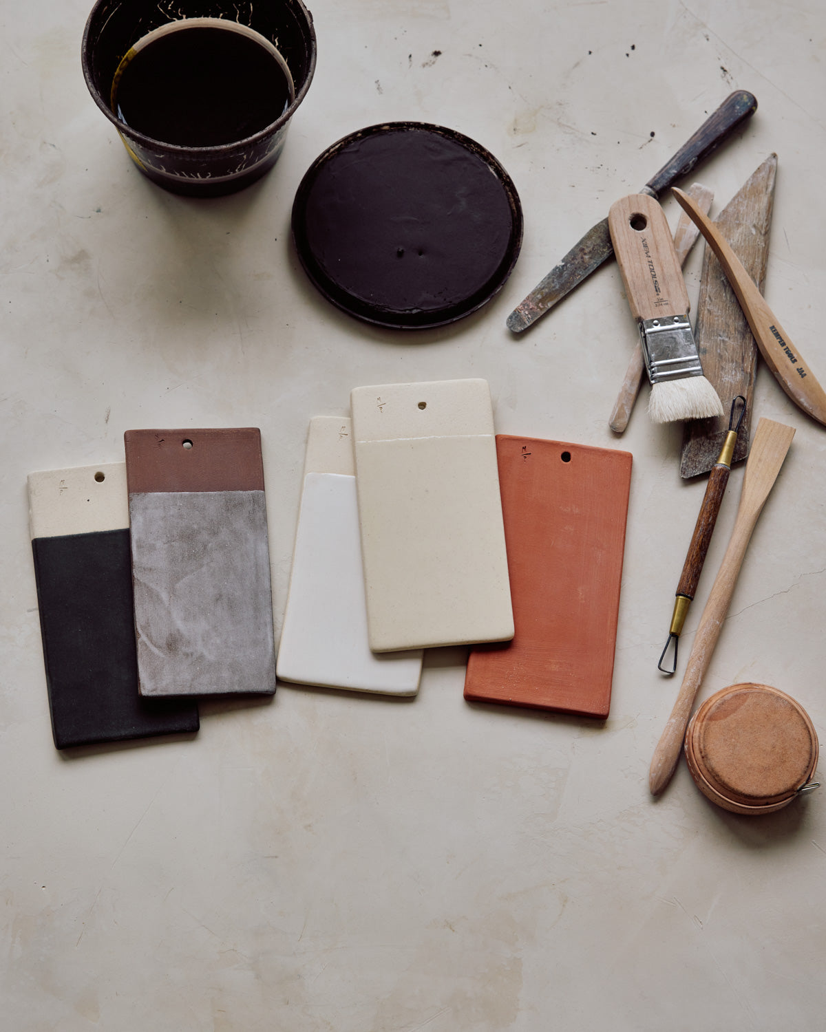 Mud Ceramic Sample Tile
