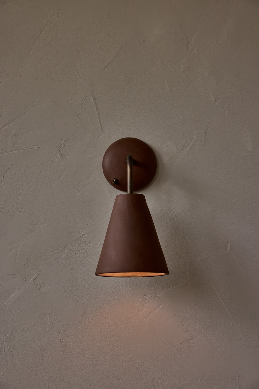 Simple Sconce in Mud