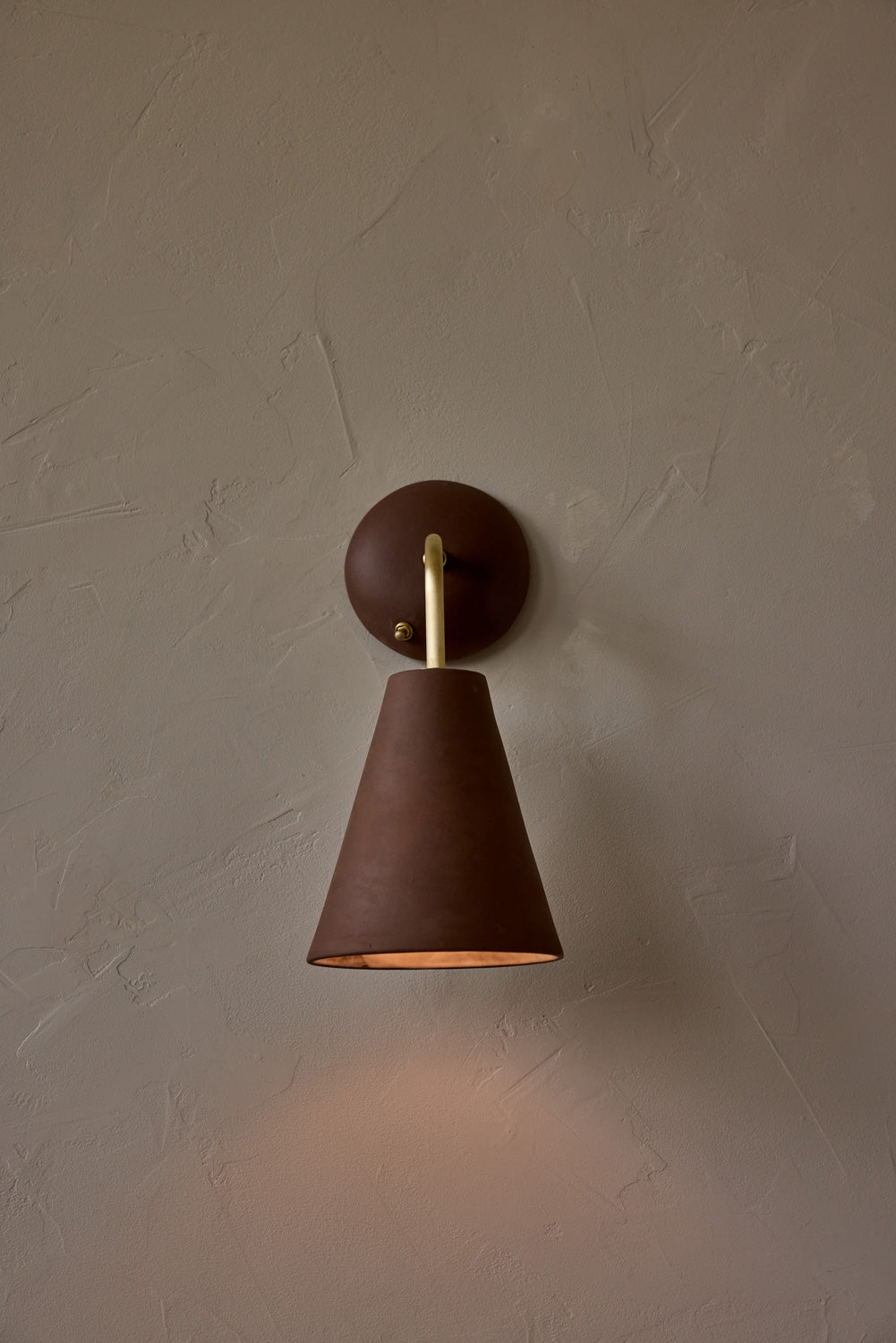 Simple Sconce in Mud