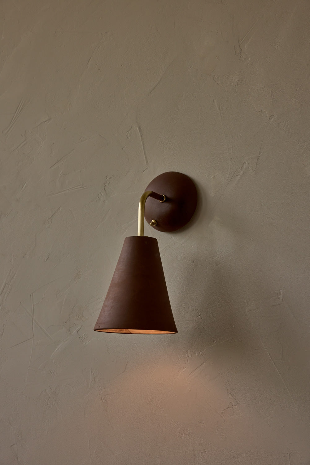 Simple Sconce in Mud