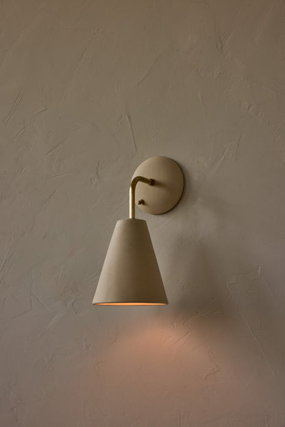 Simple Sconce in Sand