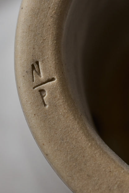 2XL Ceramic Funnel Pendant in Salt